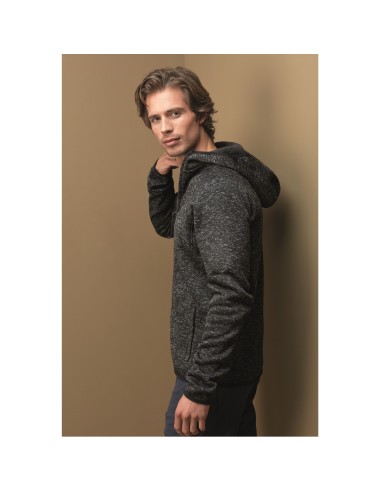 STE-ST5460-Lux Hooded Knitfleece Jacket